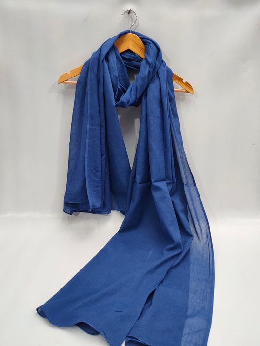 Mul Cotton Solid Dye Dupatta