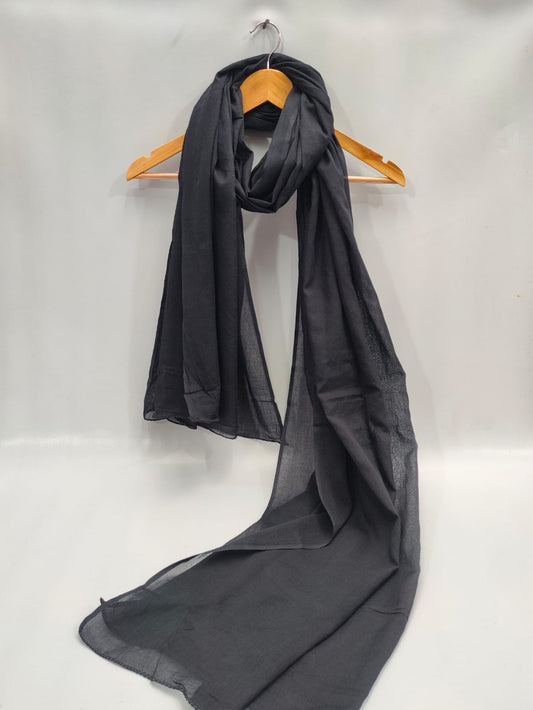 Mul Cotton Solid Dye Dupatta