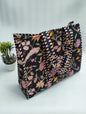 Quilted Tote Bag without zip - 17x18x 6 inches