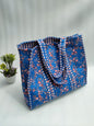Quilted Tote Bag without zip - 17x18x 6 inches