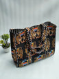 Quilted Tote Bag without zip - 17x18x 6 inches