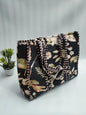 Quilted Tote Bag without zip - 17x18x 6 inches