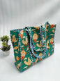 Quilted Tote Bag without zip - 17x18x 6 inches