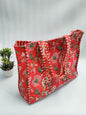 Quilted Tote Bag without zip - 17x18x 6 inches