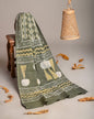 Mul-Cotton Bagru Hand Block Printed Dupatta  - TSPDM11