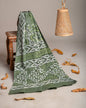 Mul-Cotton Bagru Hand Block Printed Dupatta  - TSPDM23
