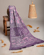 Mul-Cotton Bagru Hand Block Printed Dupatta  - TSPDM26