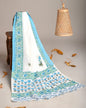 Mul-Cotton Bagru Hand Block Printed Dupatta  - TSPDM46