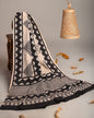 Mul-Cotton Bagru Hand Block Printed Dupatta  - TSPDM54