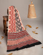 Mul-Cotton Bagru Hand Block Printed Dupatta  - TSPDM55