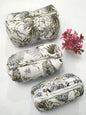 Set of 3 Pouches With A Waterproof Lining, Perfect For Cosmetics