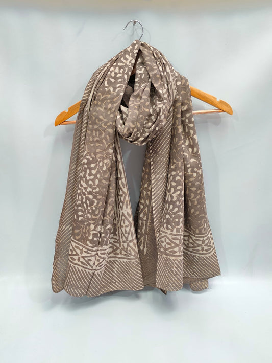 2 meter cotton Stole Dupatta Hand block printed