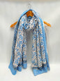 2 meter cotton Stole Dupatta Hand block printed