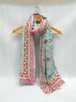 2 meter cotton Stole Dupatta Hand block printed