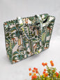 Quilted Tote Bag with zipper - 17x18x 6 inches