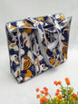 Quilted Tote Bag with zipper - 17x18x 6 inches