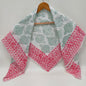 Hand Block Printed Cotton Scarf - 100x100 cm