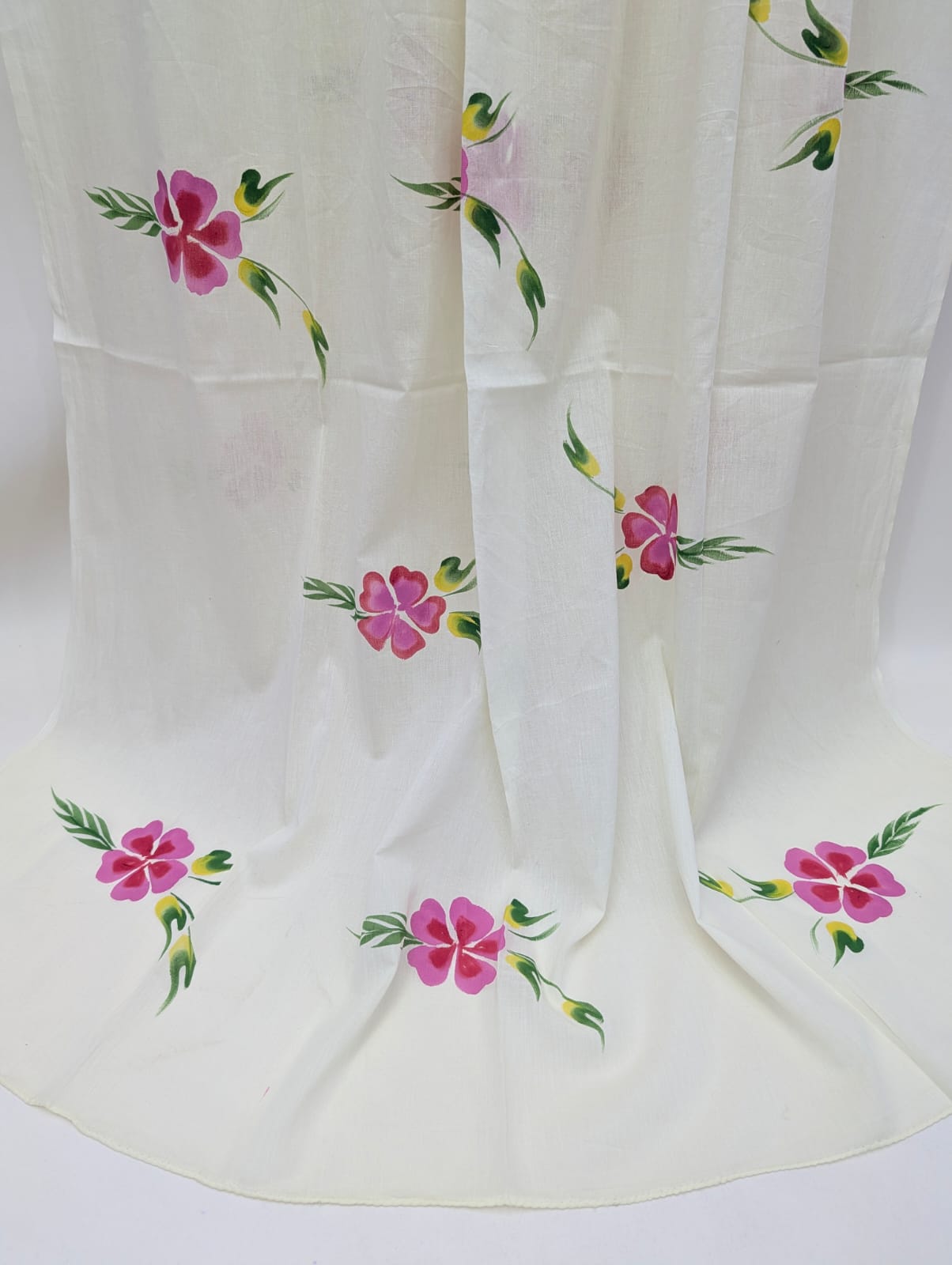 2.5 Meter Brush Paint Cotton Dupatta - TSPBPD18