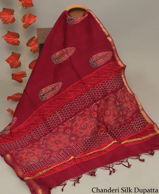 Chanderi Silk Dupattas