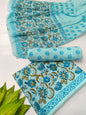 hand block chiffon salwa suit set 