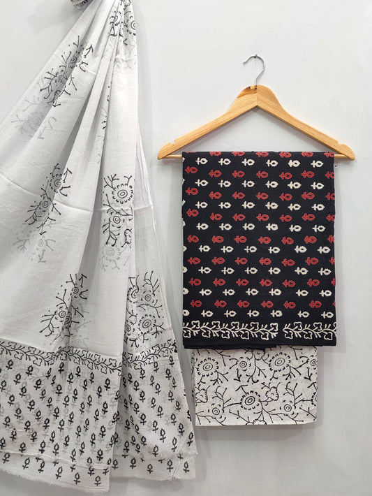 soft cotton salwar suit set for summer