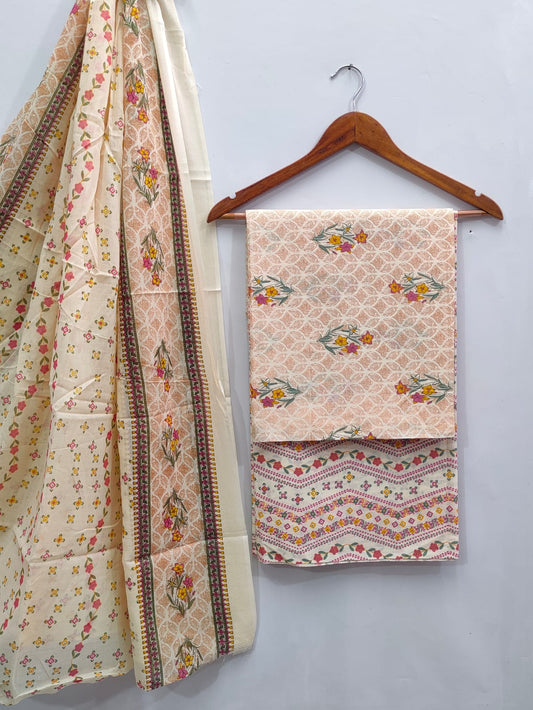 soft cotton salwar suit set for summer