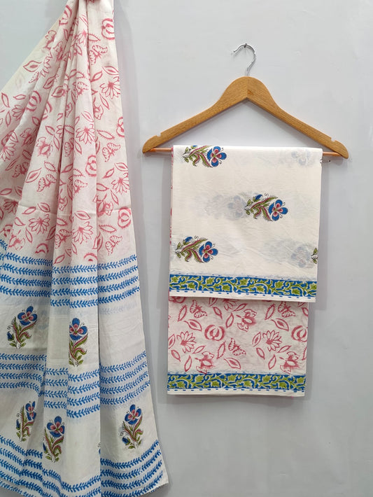 soft cotton salwar suit set for summer