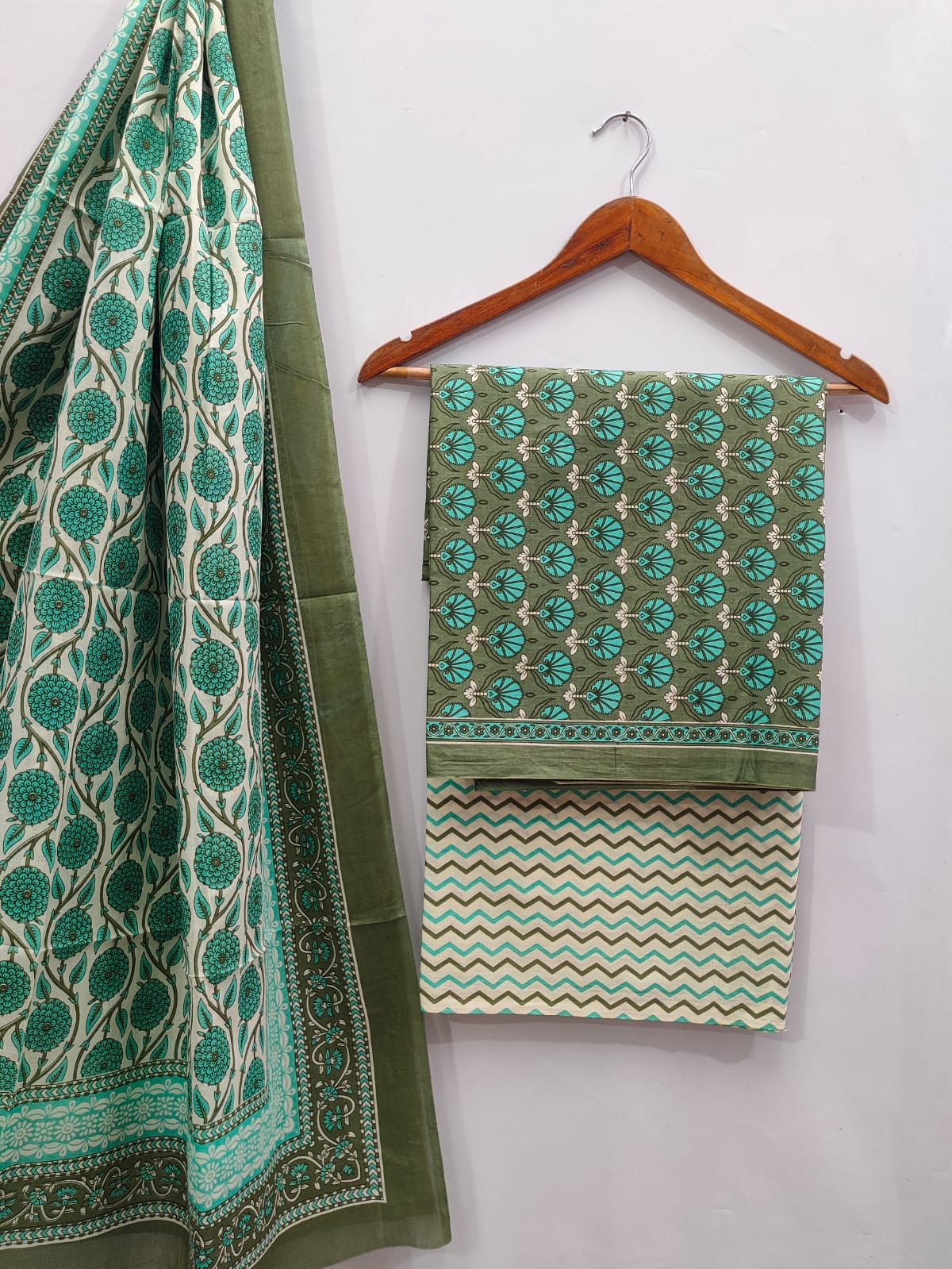 soft cotton salwar suit set for summer