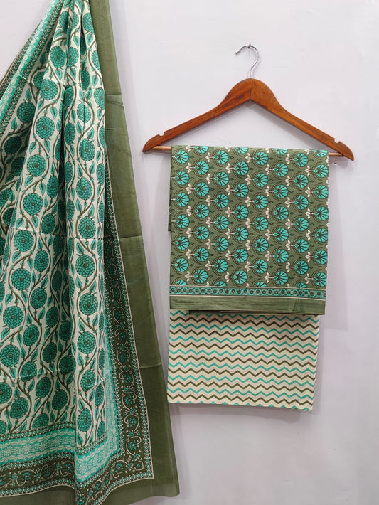 soft cotton salwar suit set for summer