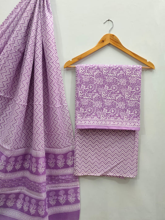 soft cotton salwar suit set for summer
