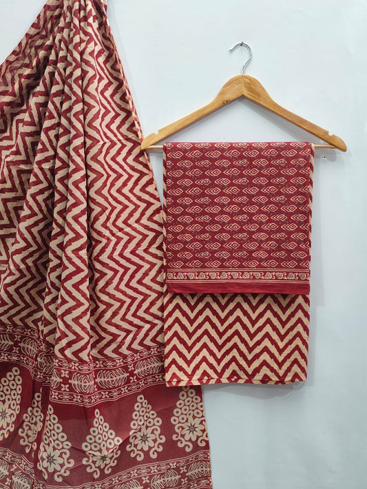 soft cotton salwar suit set for summer