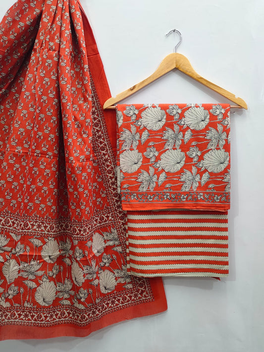 soft cotton salwar suit set for summer