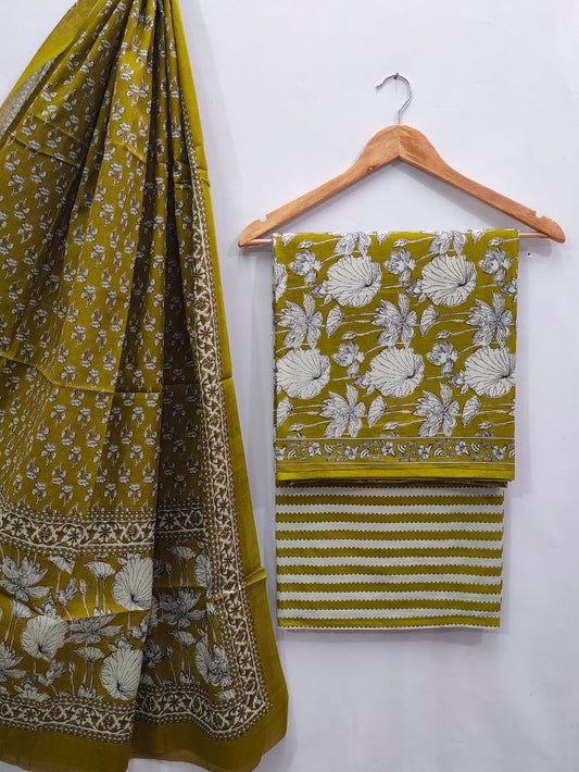 soft cotton salwar suit set for summer