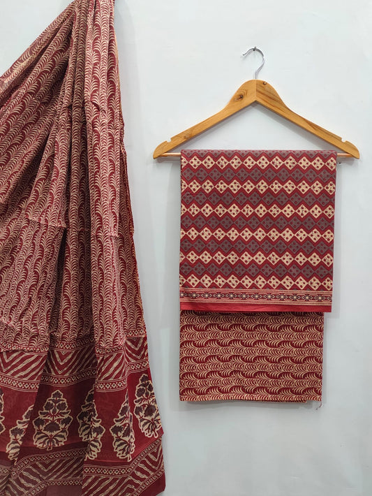 soft cotton salwar suit set for summer