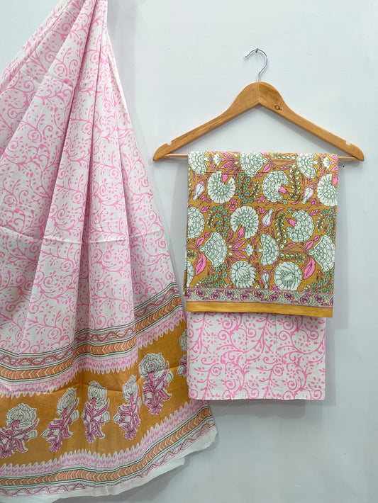 soft cotton salwar suit set for summer