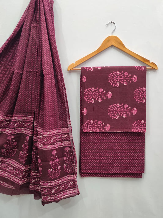 soft cotton salwar suit set for summer
