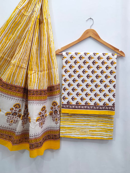 soft cotton salwar suit set for summer