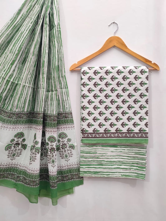 soft cotton salwar suit set for summer