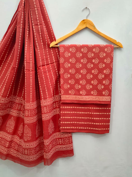 soft cotton salwar suit set for summer