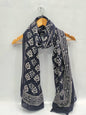 mul cotton dupatta stole hand block printed