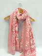 mul cotton dupatta stole hand block printed