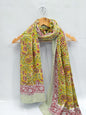 mul cotton dupatta stole hand block printed