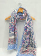 mul cotton dupatta stole hand block printed