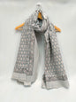 mul cotton hand block printed stole