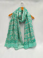 mul cotton hand block printed stole