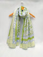 mul cotton hand block printed stole