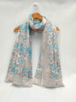 mul cotton hand block printed stole