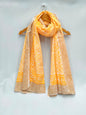 mul cotton hand block printed stole