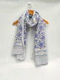 mul cotton hand block printed stole