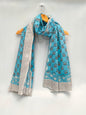 mul cotton hand block printed stole